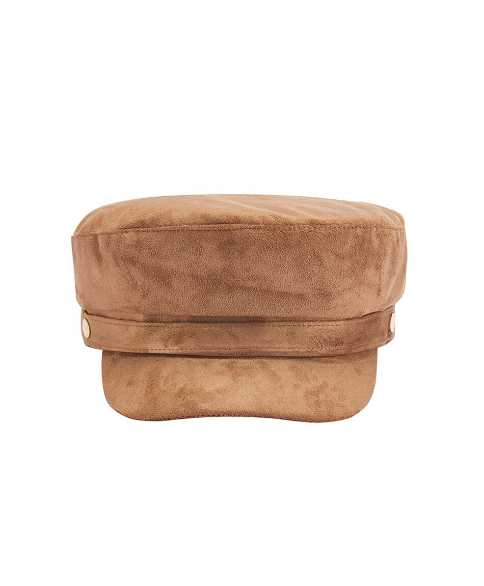 Boina mujer dise&ntilde;o cotel&eacute; caf&eacute;