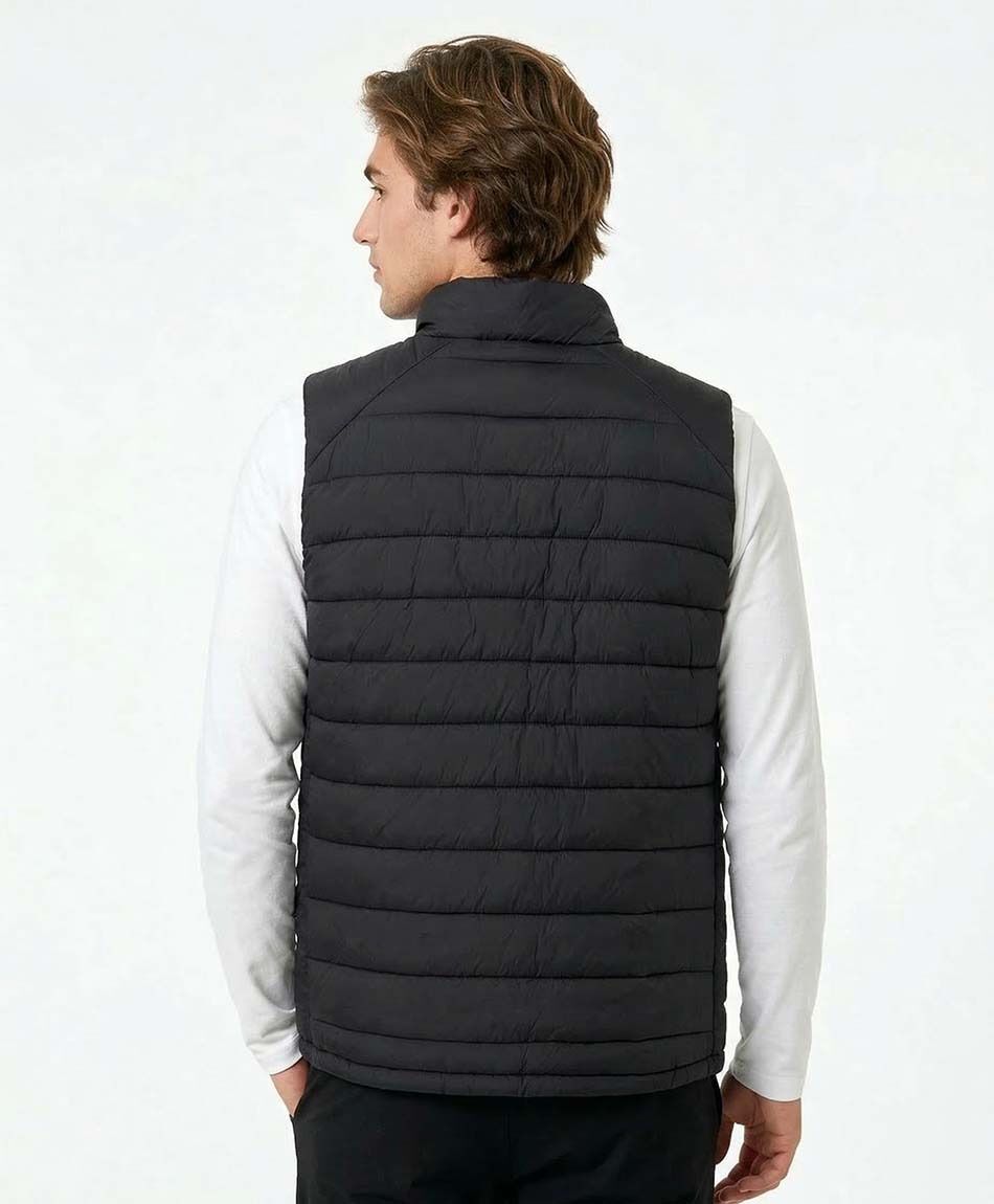 Parka deportiva hombre sin mangas negro