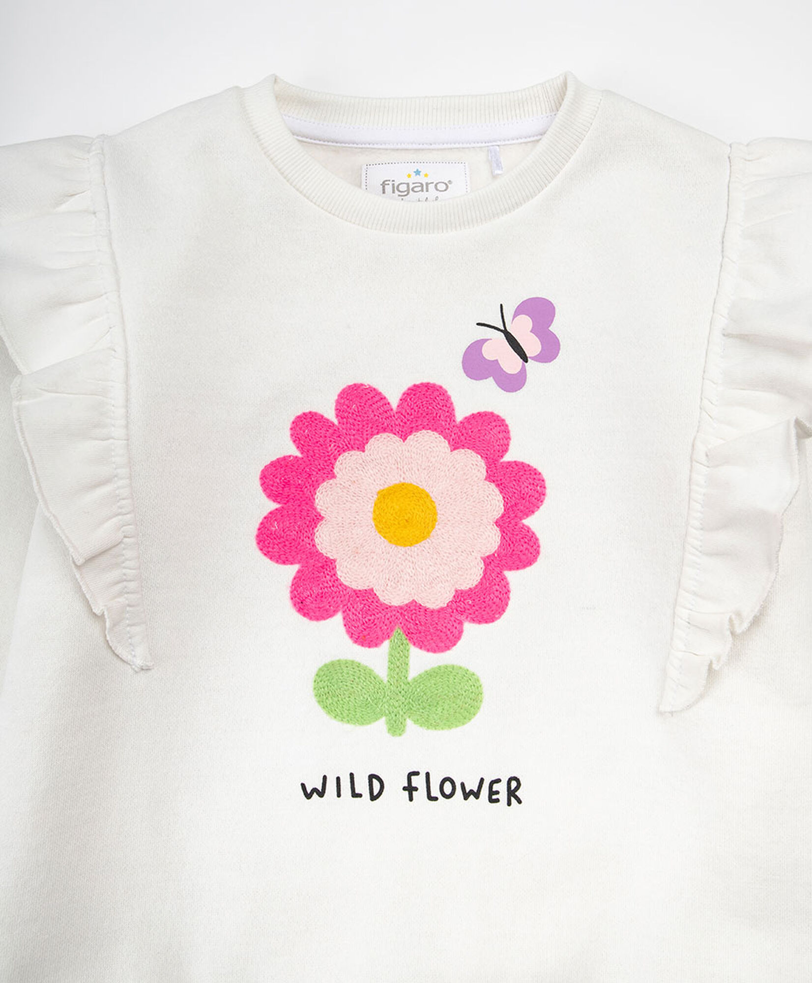 Polerón bebé flor vuelos Polerón bebé flor vuelos