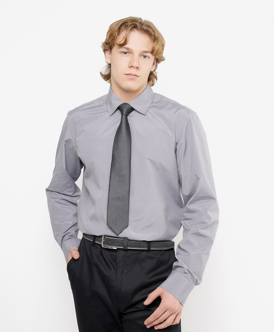 Camisa hombre gris