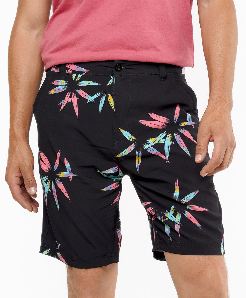 Short hombre surf flower