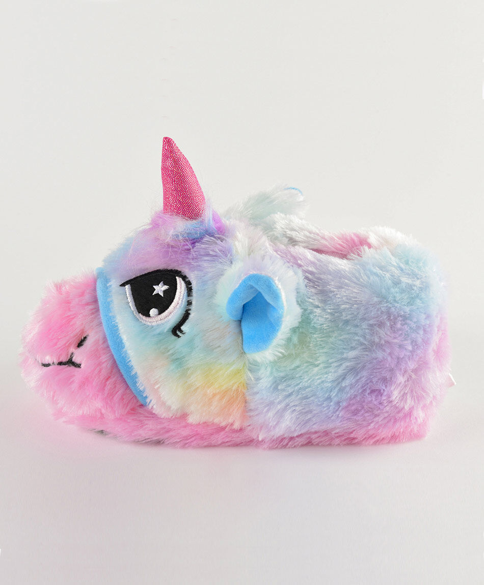 Pantufla infantil unicornio