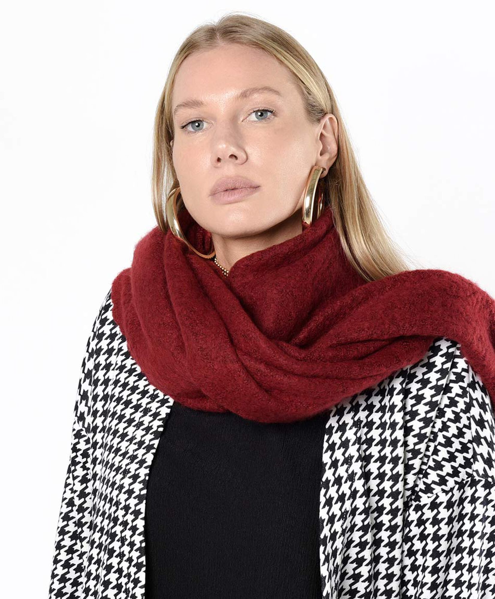 Bufanda mujer grande roja Bufanda mujer grande roja