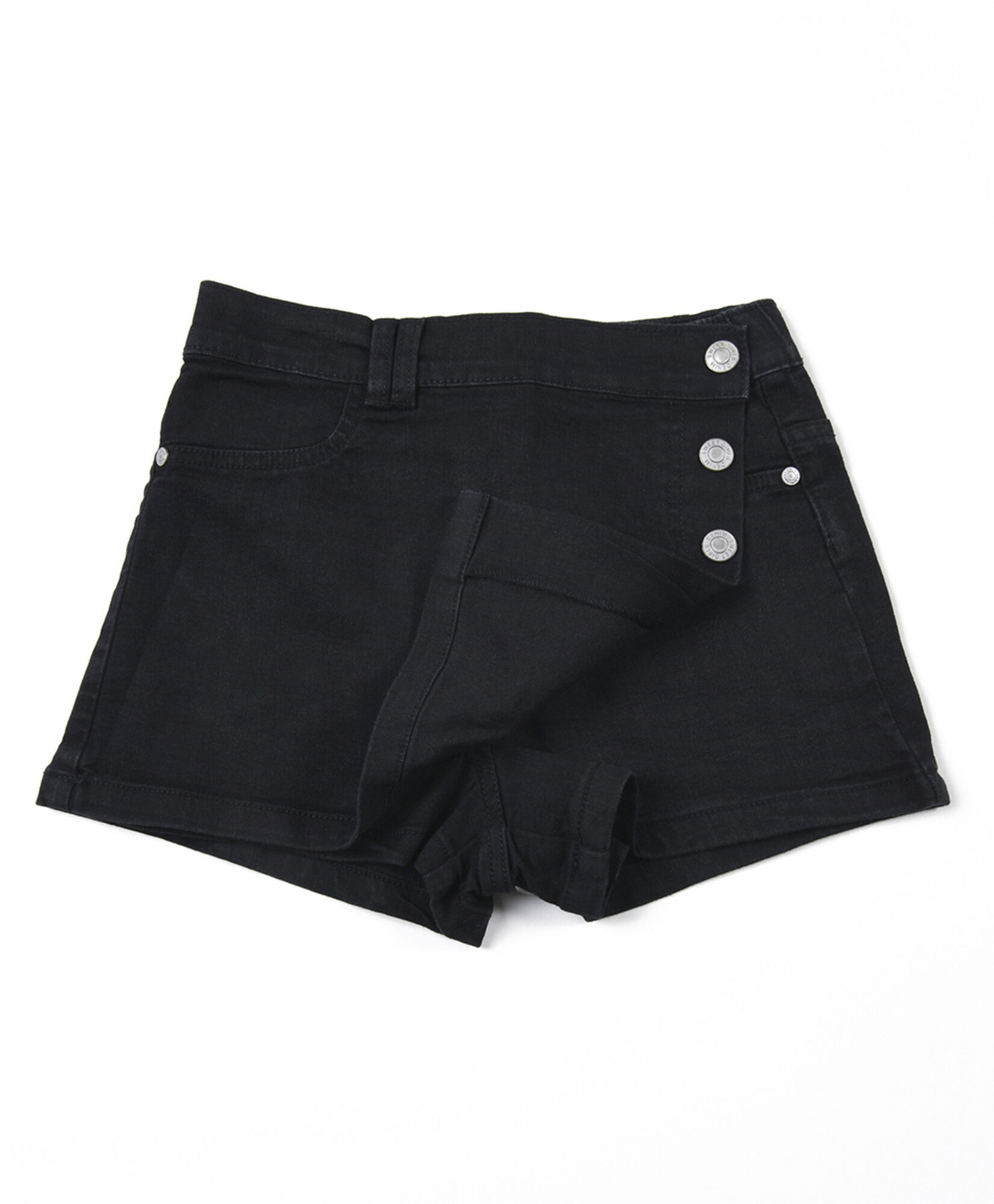 Short niña botones estilo falda Short niña botones estilo falda