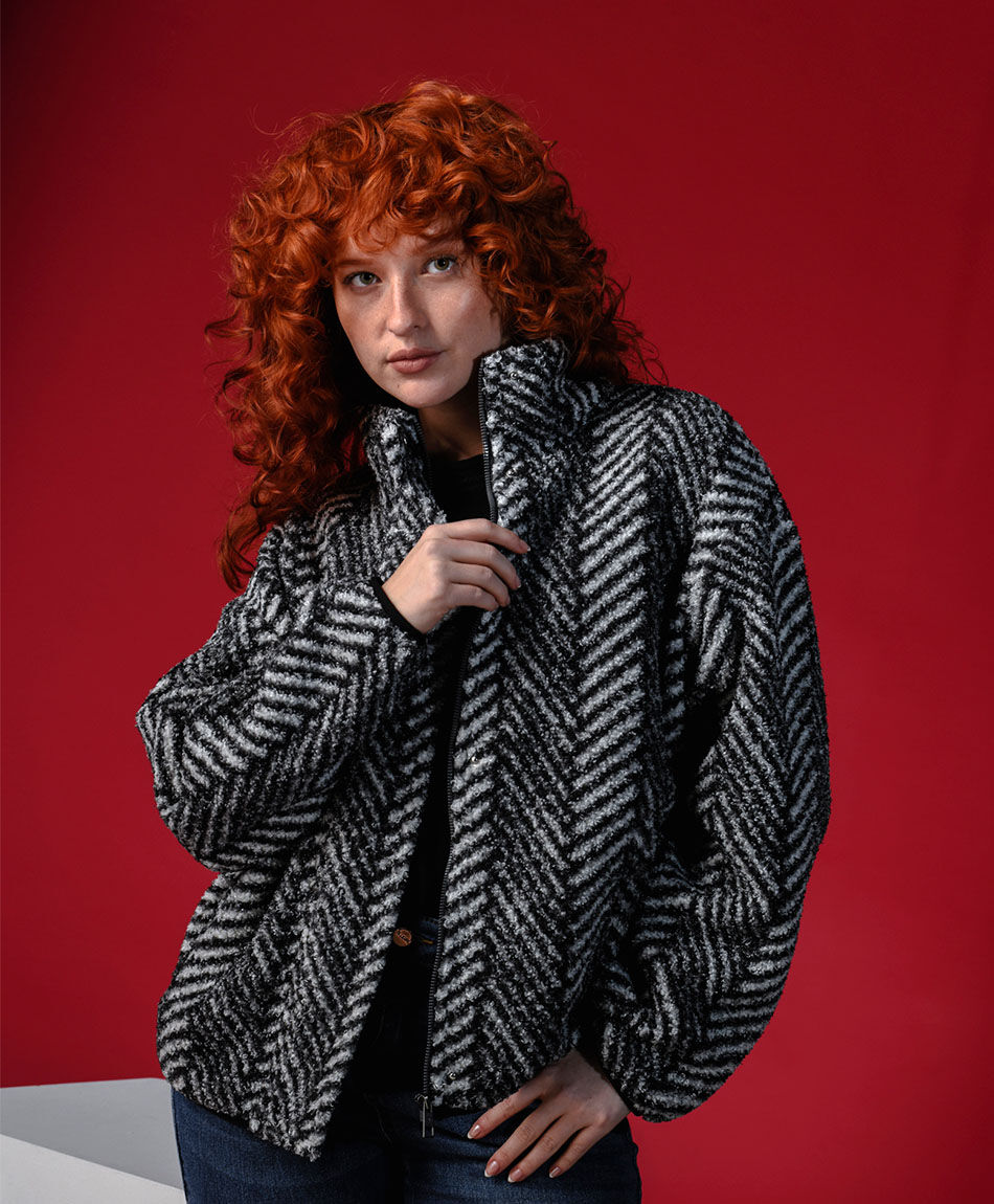 Chaqueta mujer zigzag