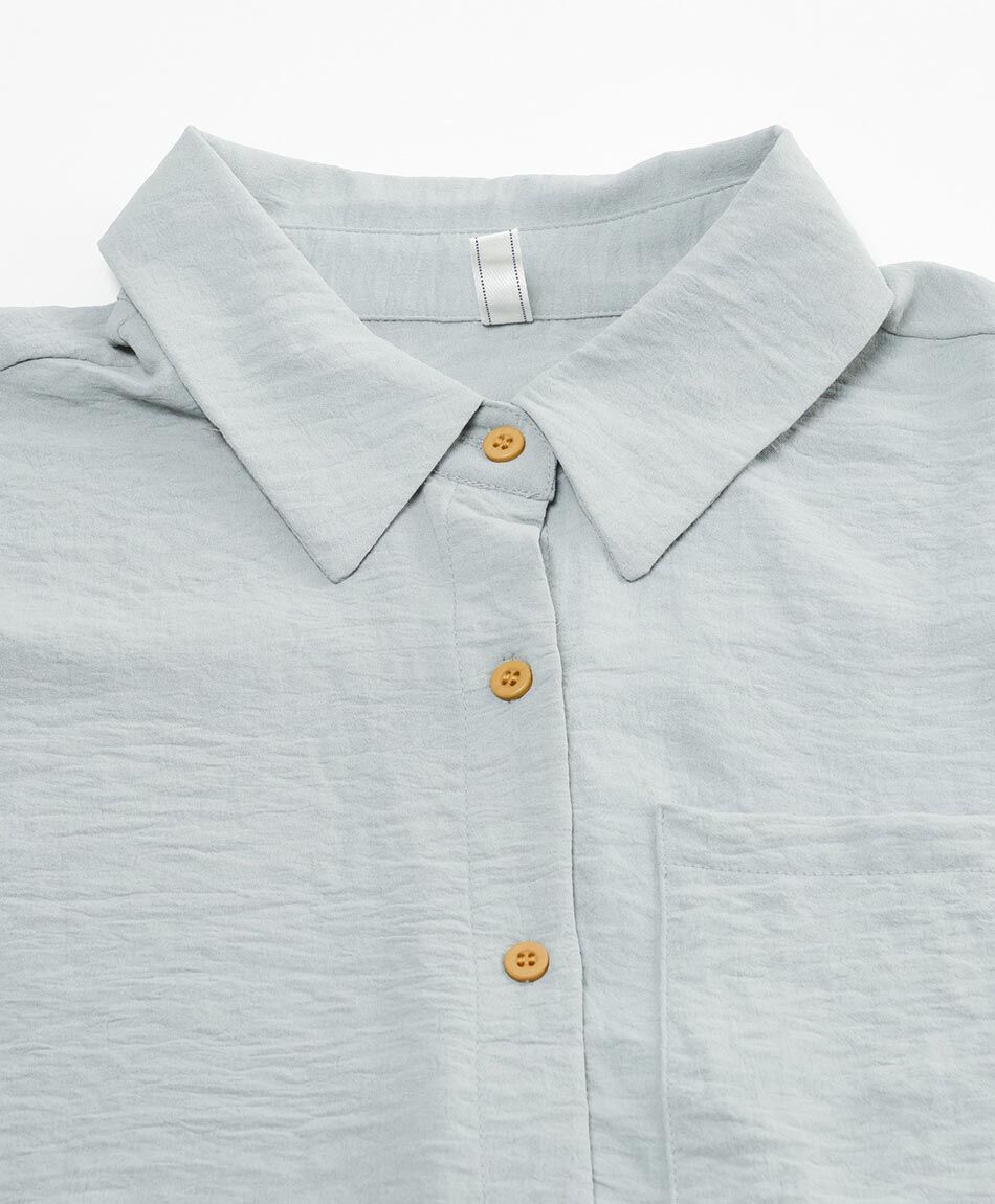 Blusa mujer botones color