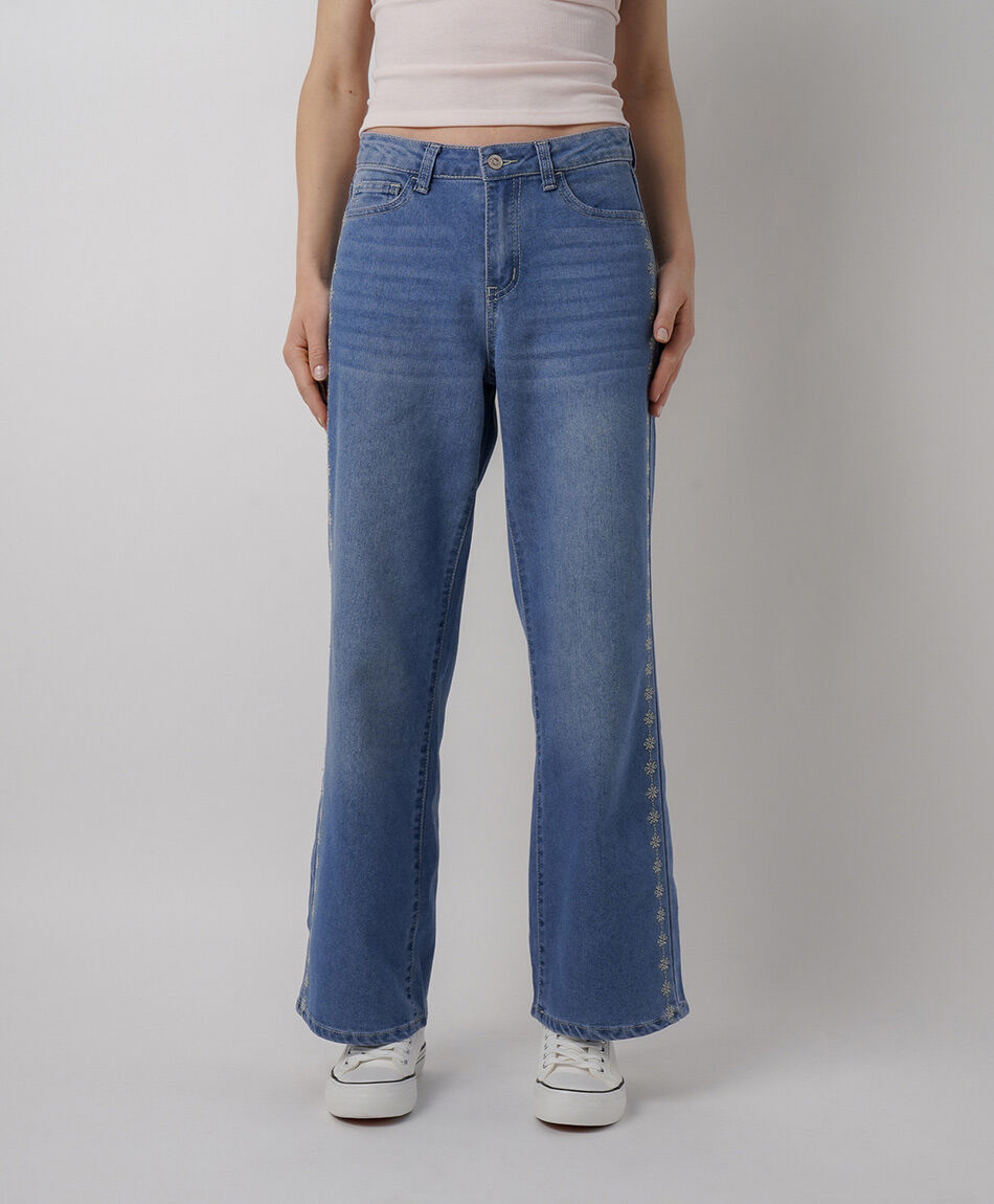 Jeans mujer wide leg