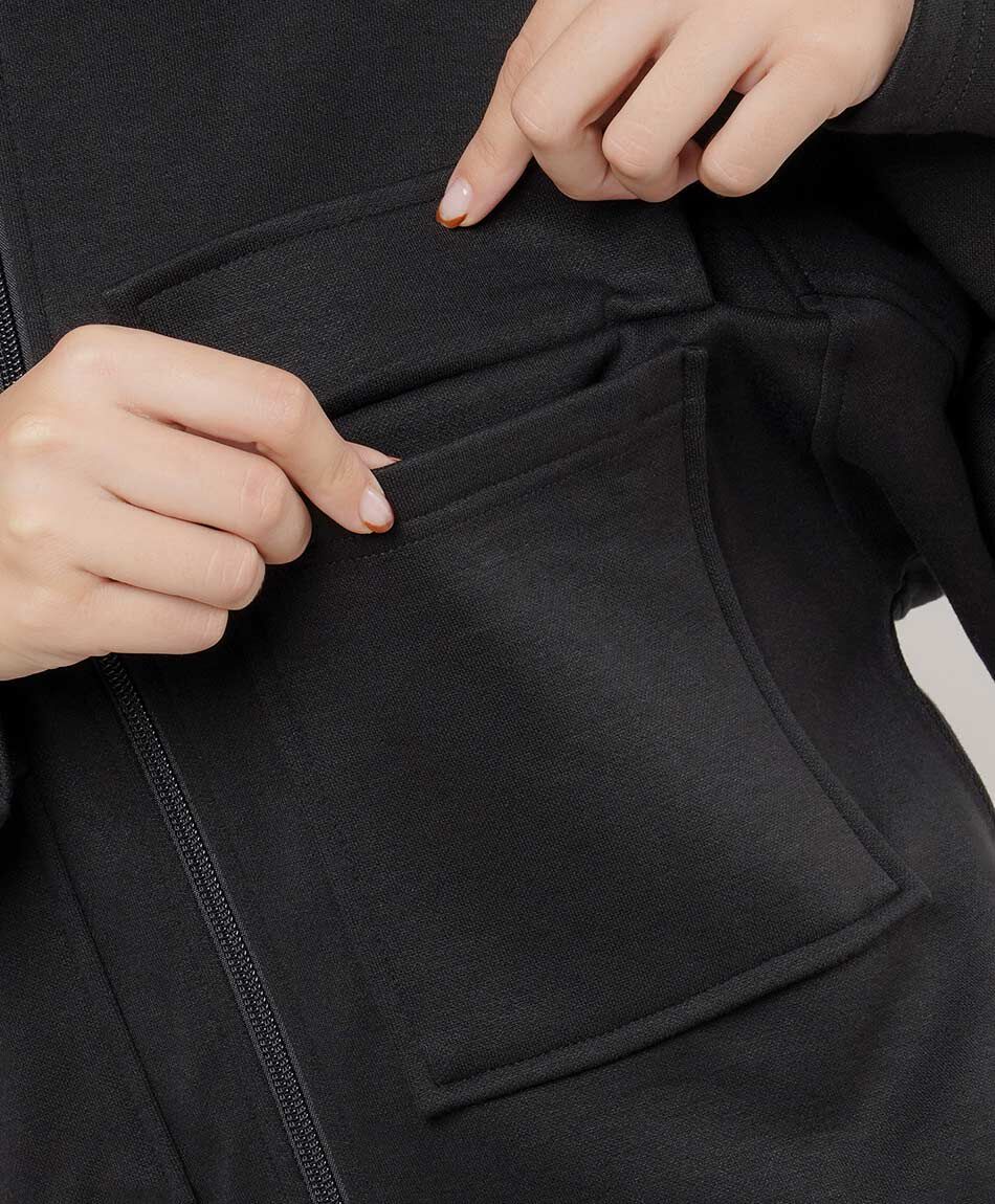 Chaqueta mujer jersey bolsillos