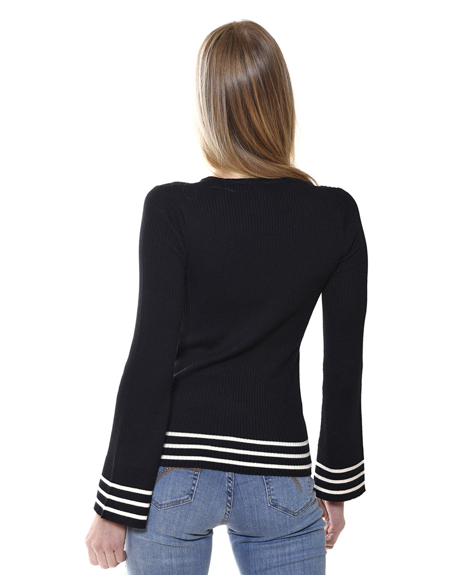 Sweater manga flare listas Sweater manga flare listas