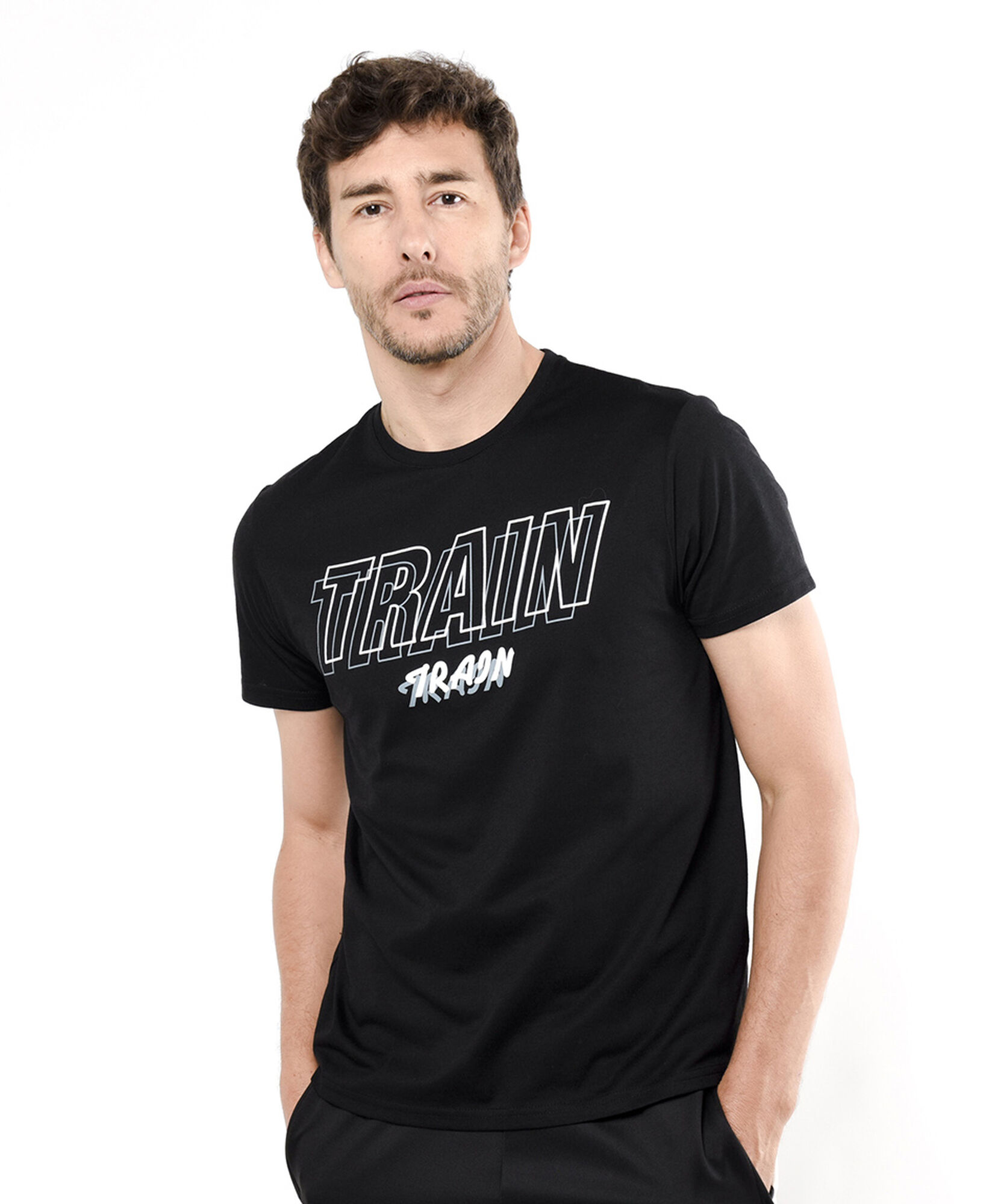 Polera deportiva hombre train Polera deportiva hombre train