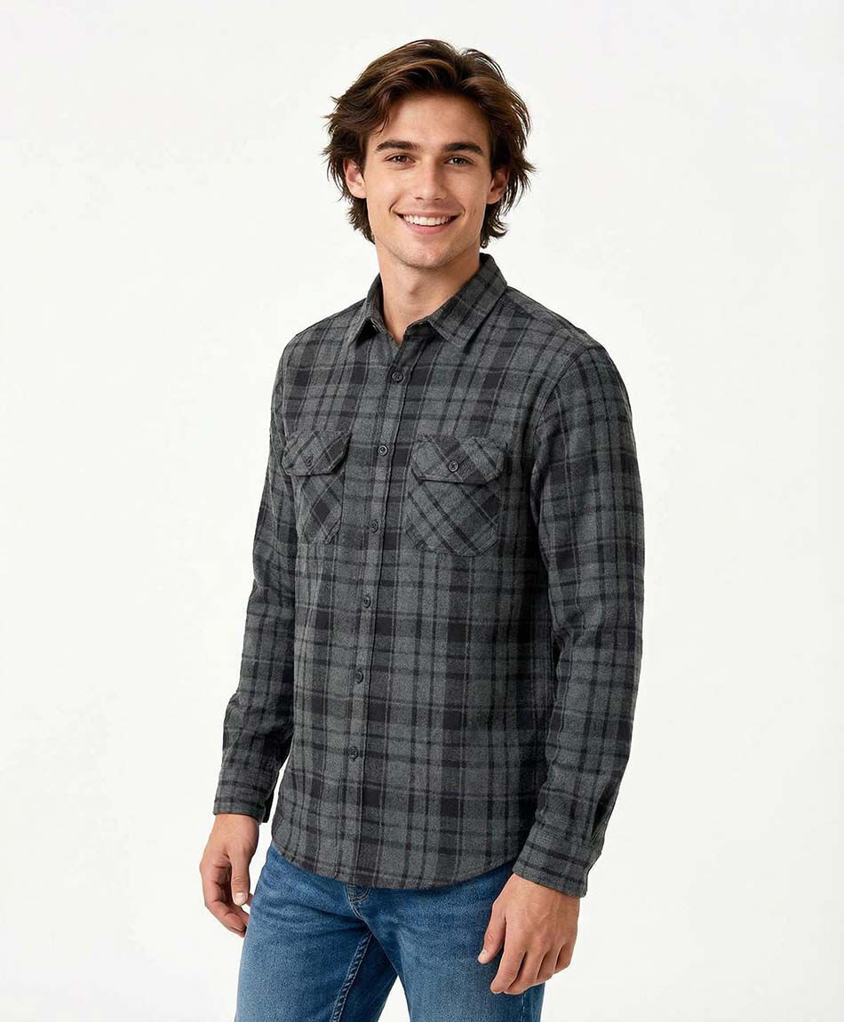 Chaqueta hombre le&ntilde;adora gris