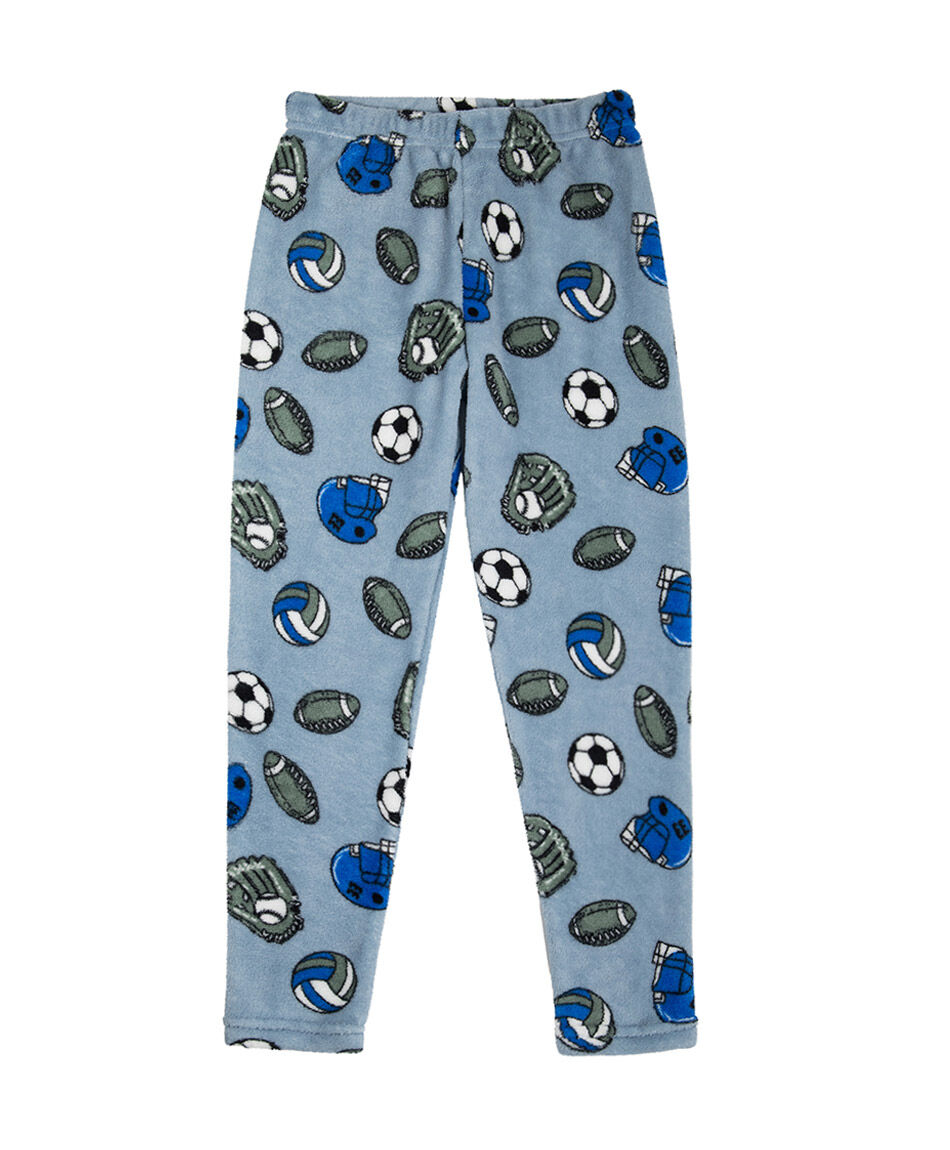 Pijama ni&ntilde;o estampado soccer