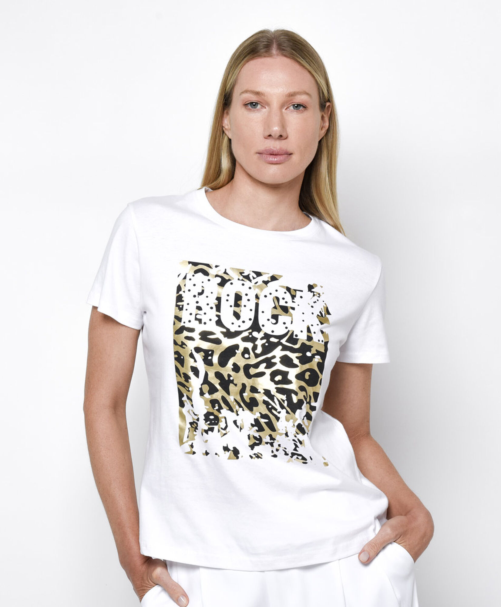Polera mujer estampado Rock Polera mujer estampado Rock