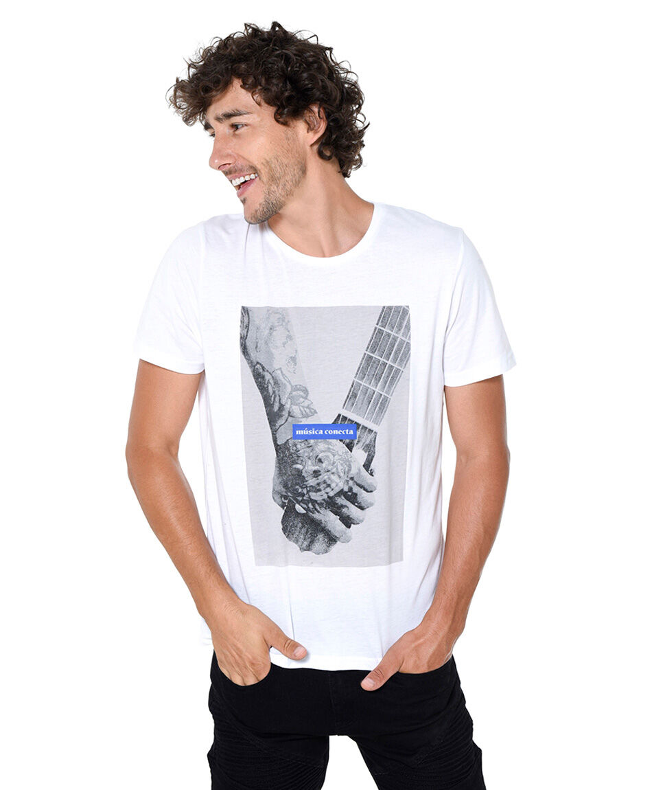 Polera estampada