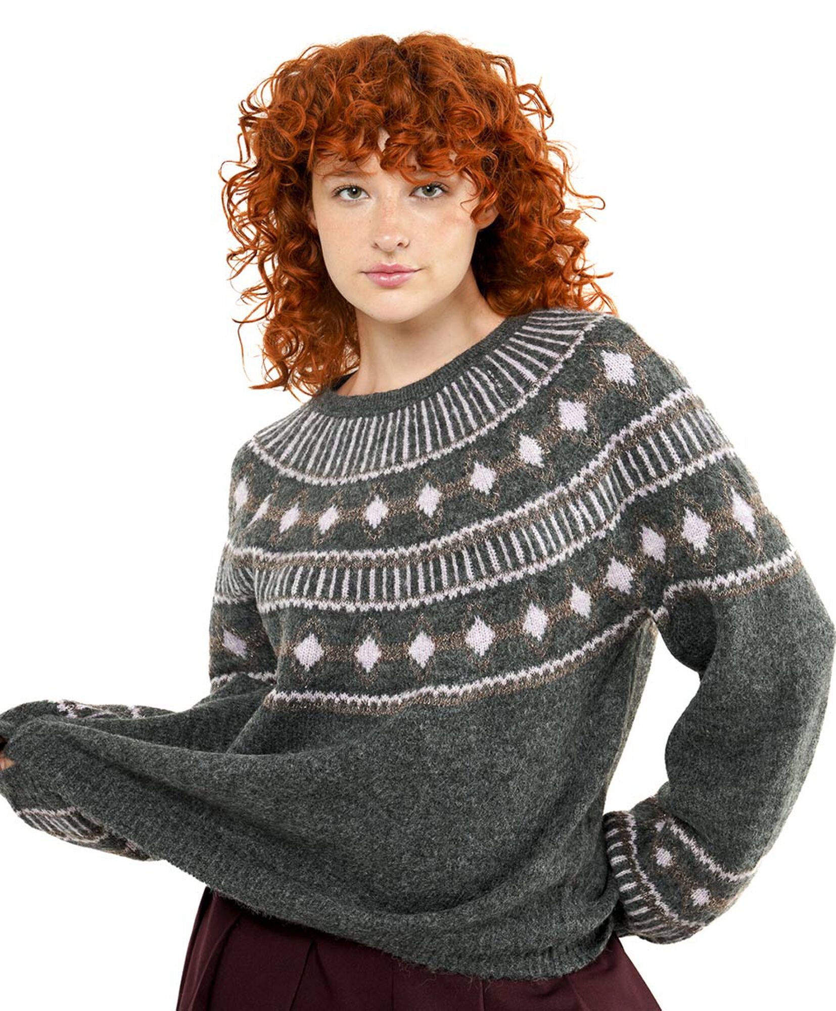 Sweater mujer nordic lurex Sweater mujer nordic lurex