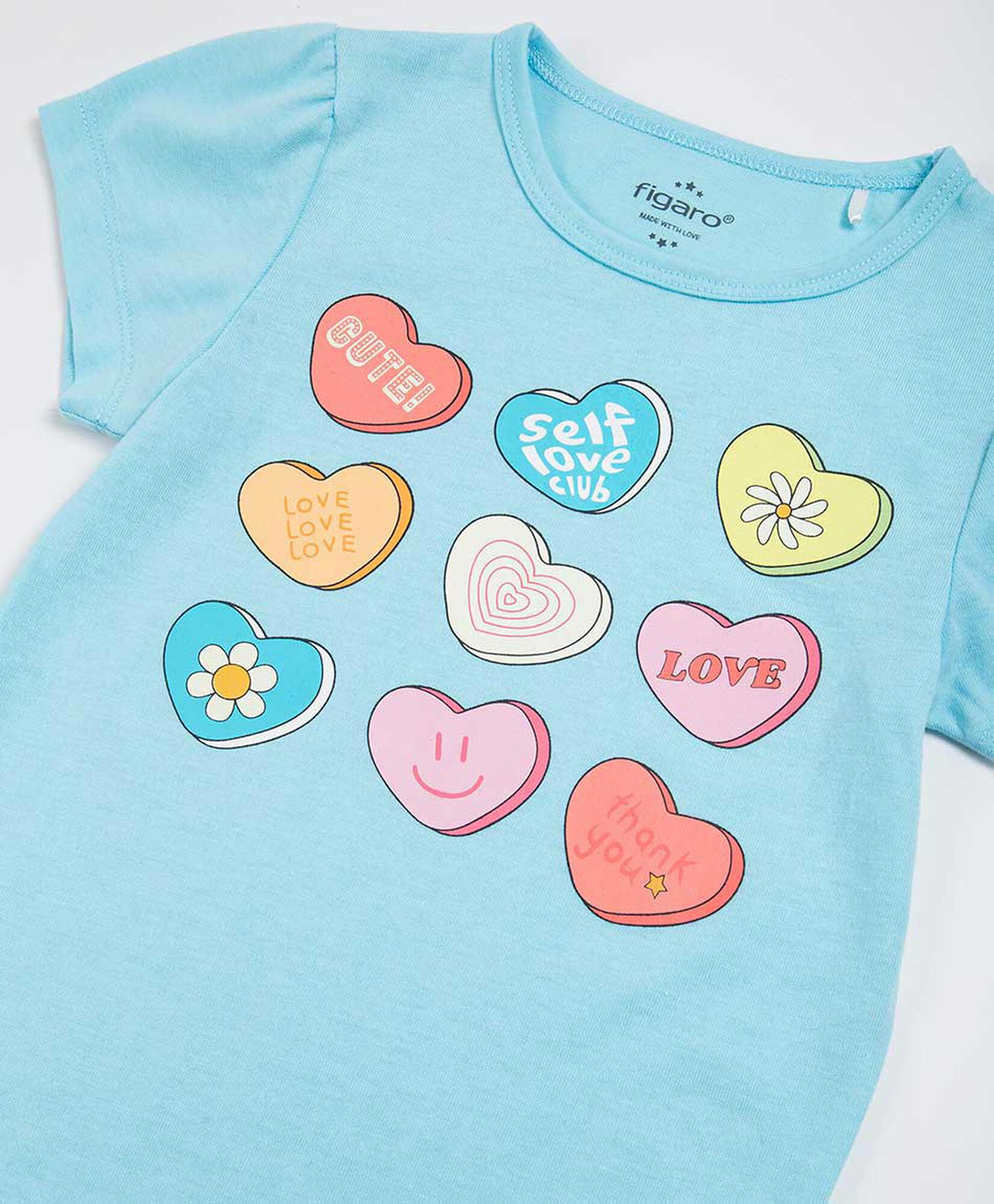 Polera bebé corazones Polera bebé corazones