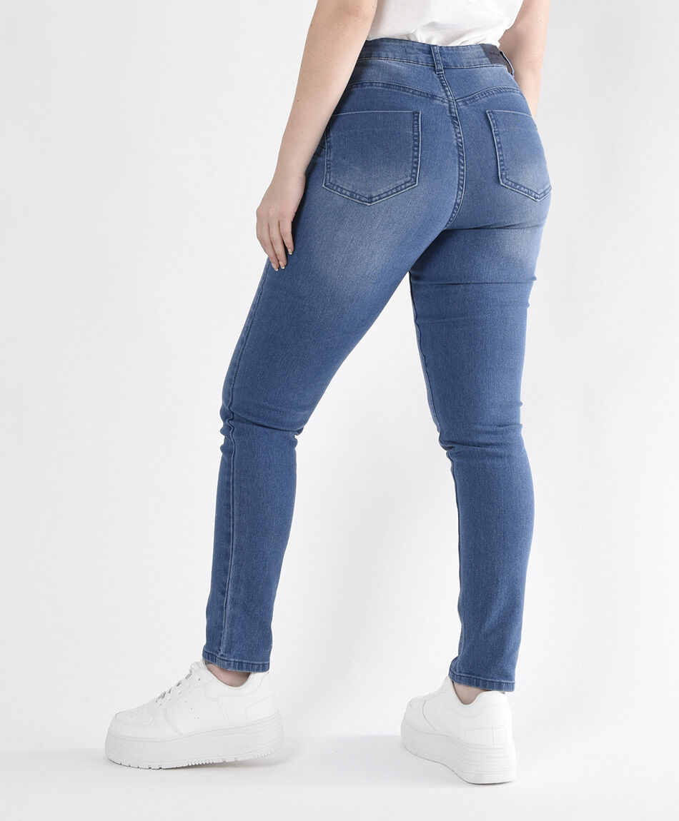 Jeans mujer desgastado skinny fit
