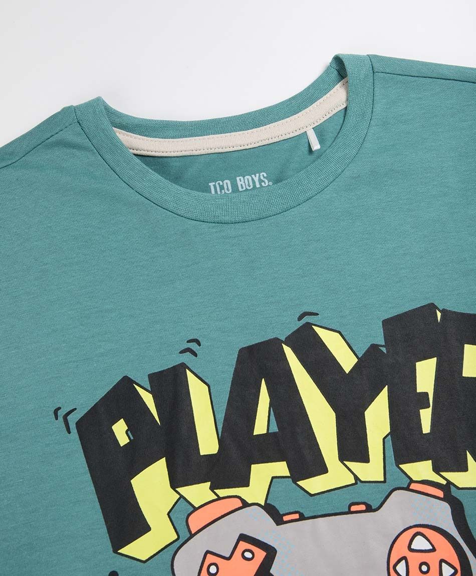 Polera ni&ntilde;o manga larga player