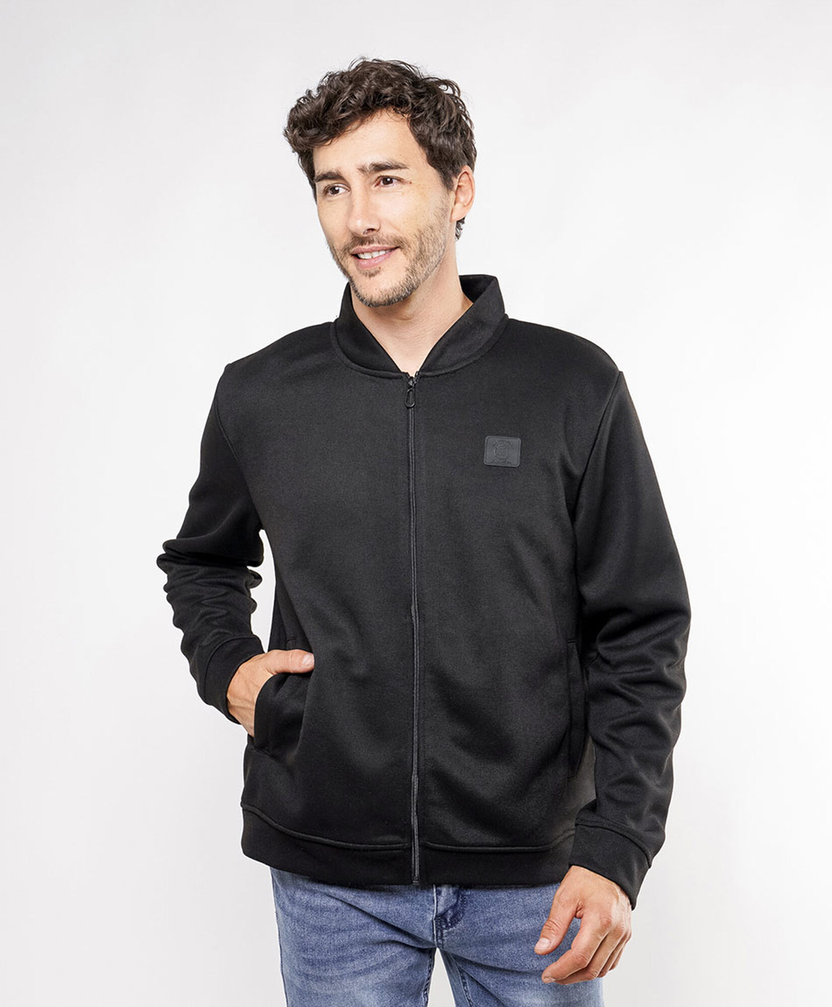 Chaqueta hombre bomber lisa Chaqueta hombre bomber lisa