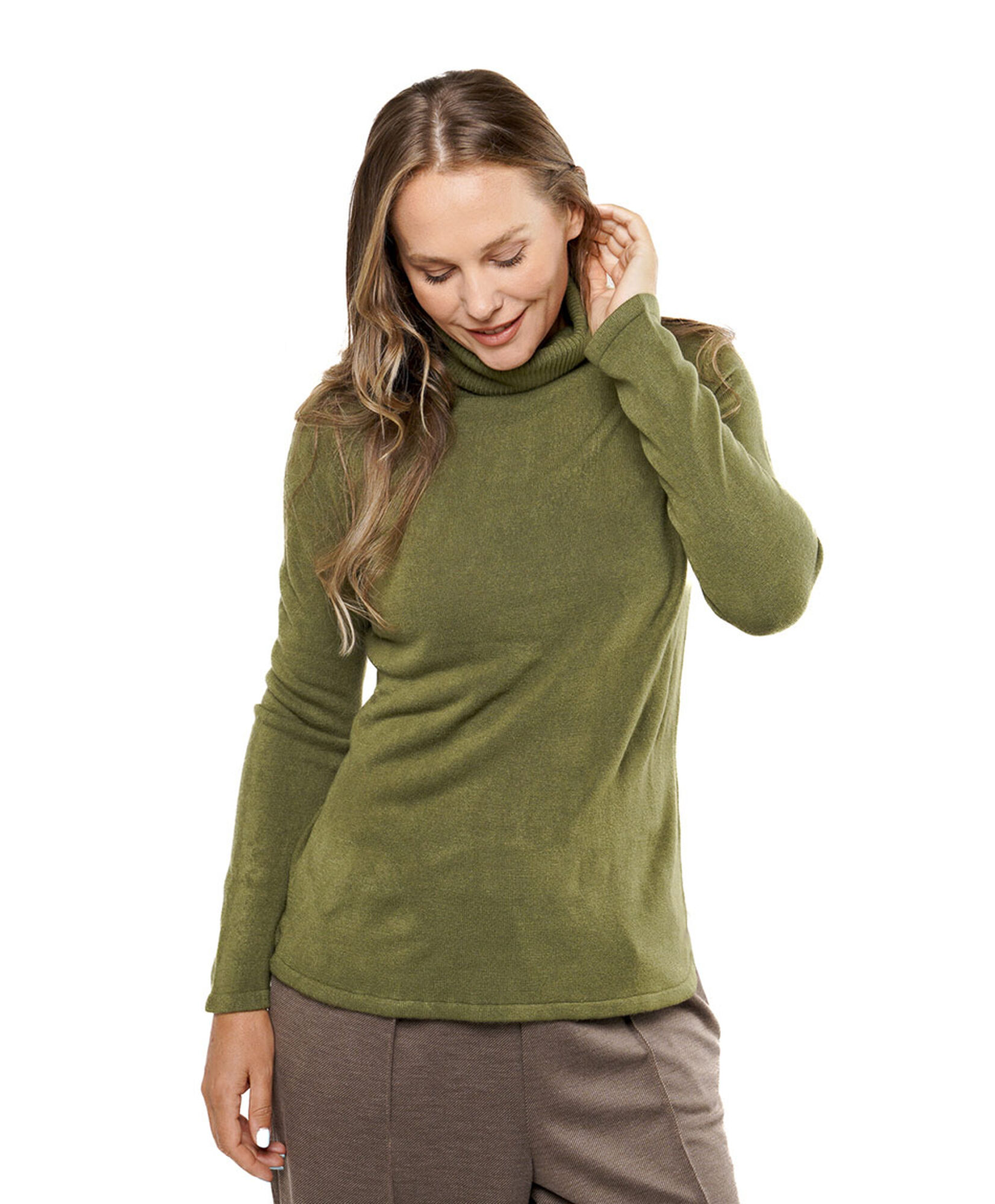 Sweater mujer liso cuello alto Sweater mujer liso cuello alto