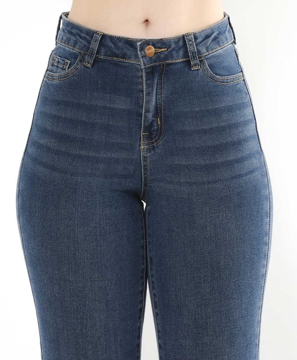 Jeans mujer basta abierta