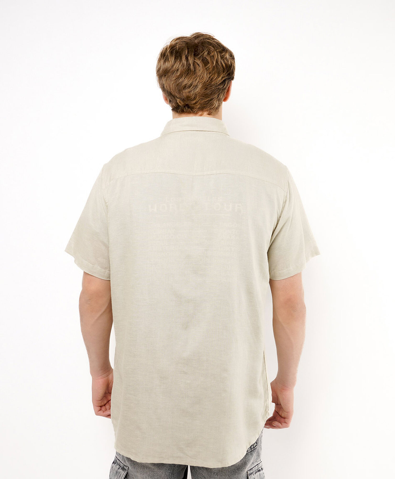 Camisa hombre básica manga corta Camisa hombre básica manga corta