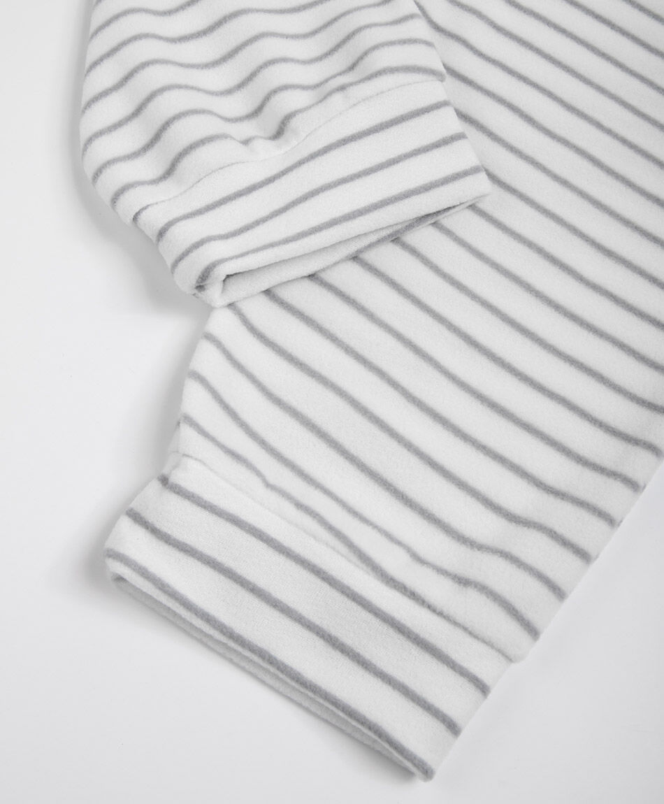 Pijama mujer micropolar cuello botones