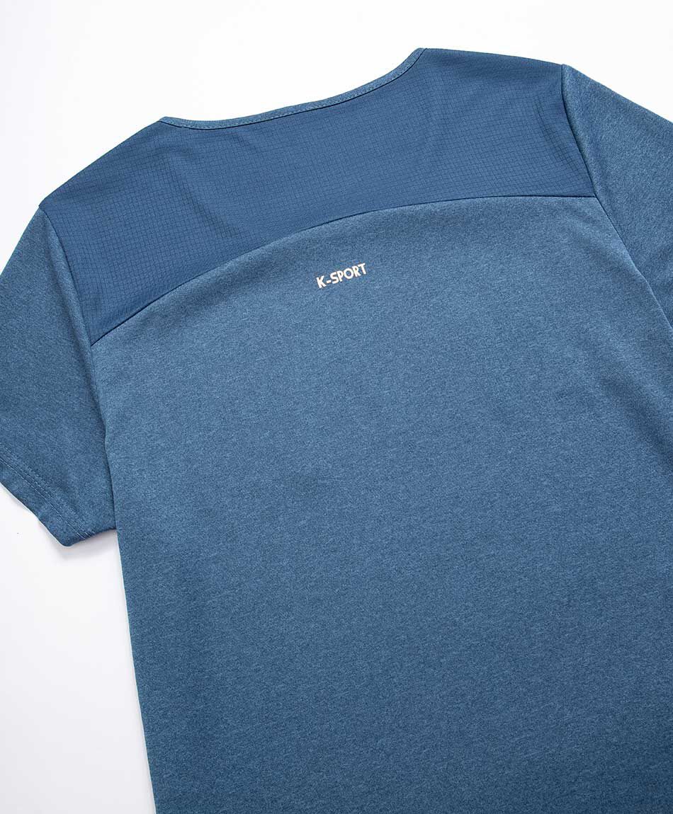 Polera deportiva mujer live blue