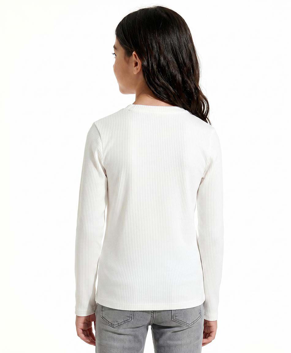 Polera ni&ntilde;a dise&ntilde;o calado