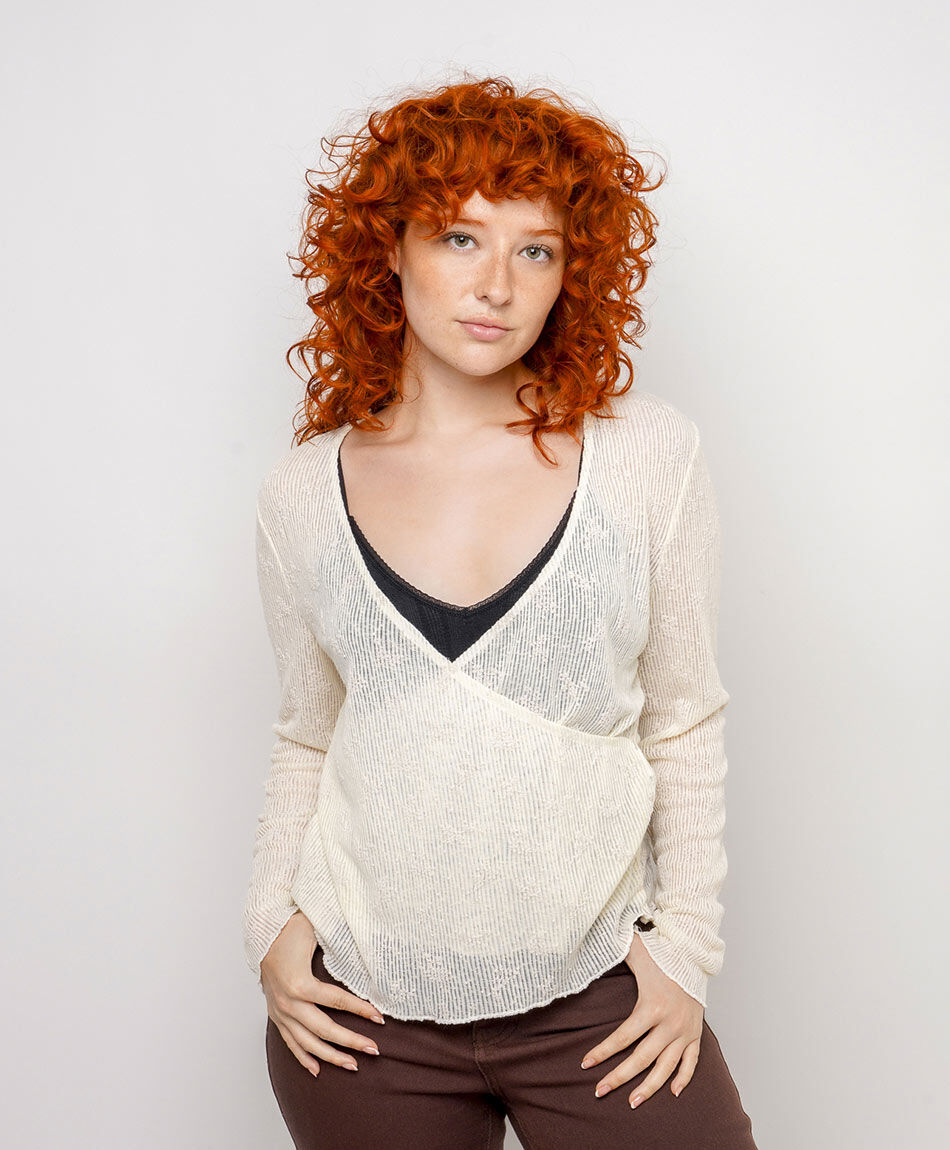 Polera mujer dise&ntilde;o cruzado