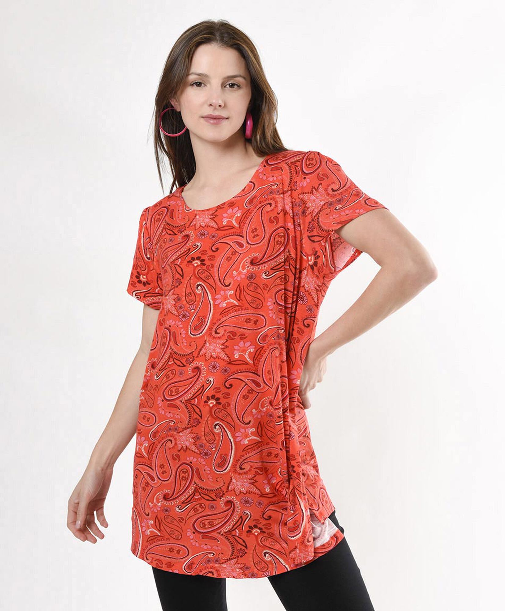 Polera mujer extra larga oversize Polera mujer extra larga oversize
