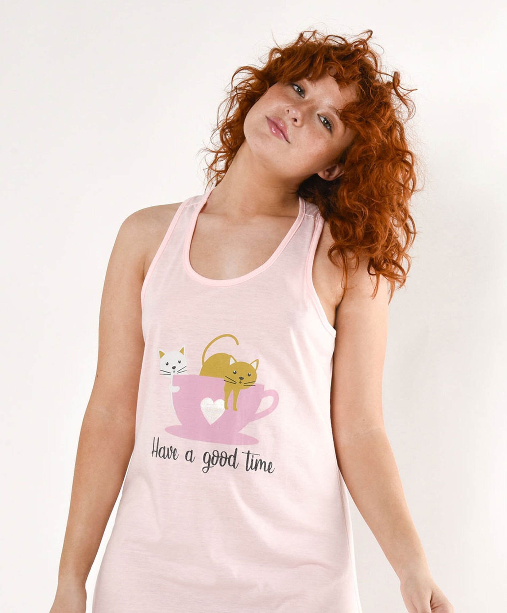Camisola mujer gatos en taza Camisola mujer gatos en taza