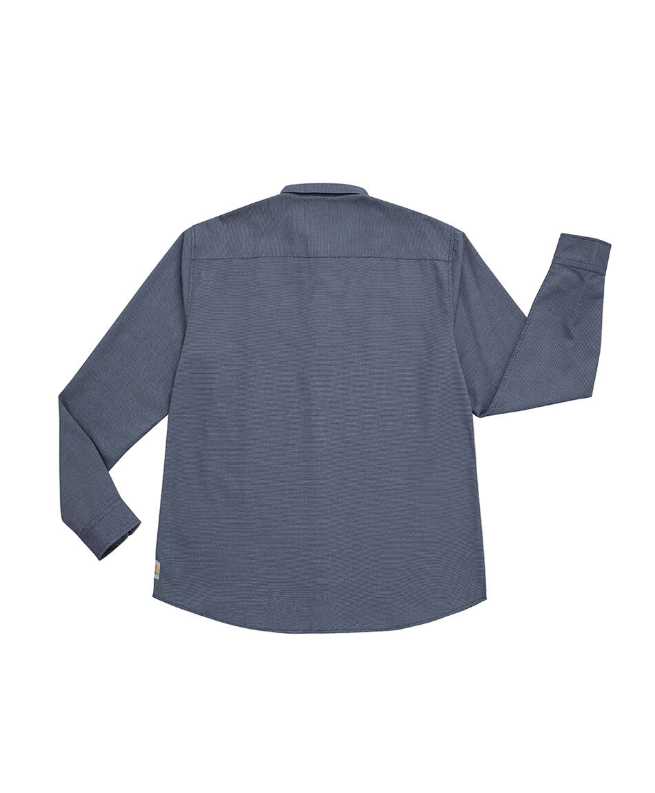 Camisa hombre manga larga textura blue