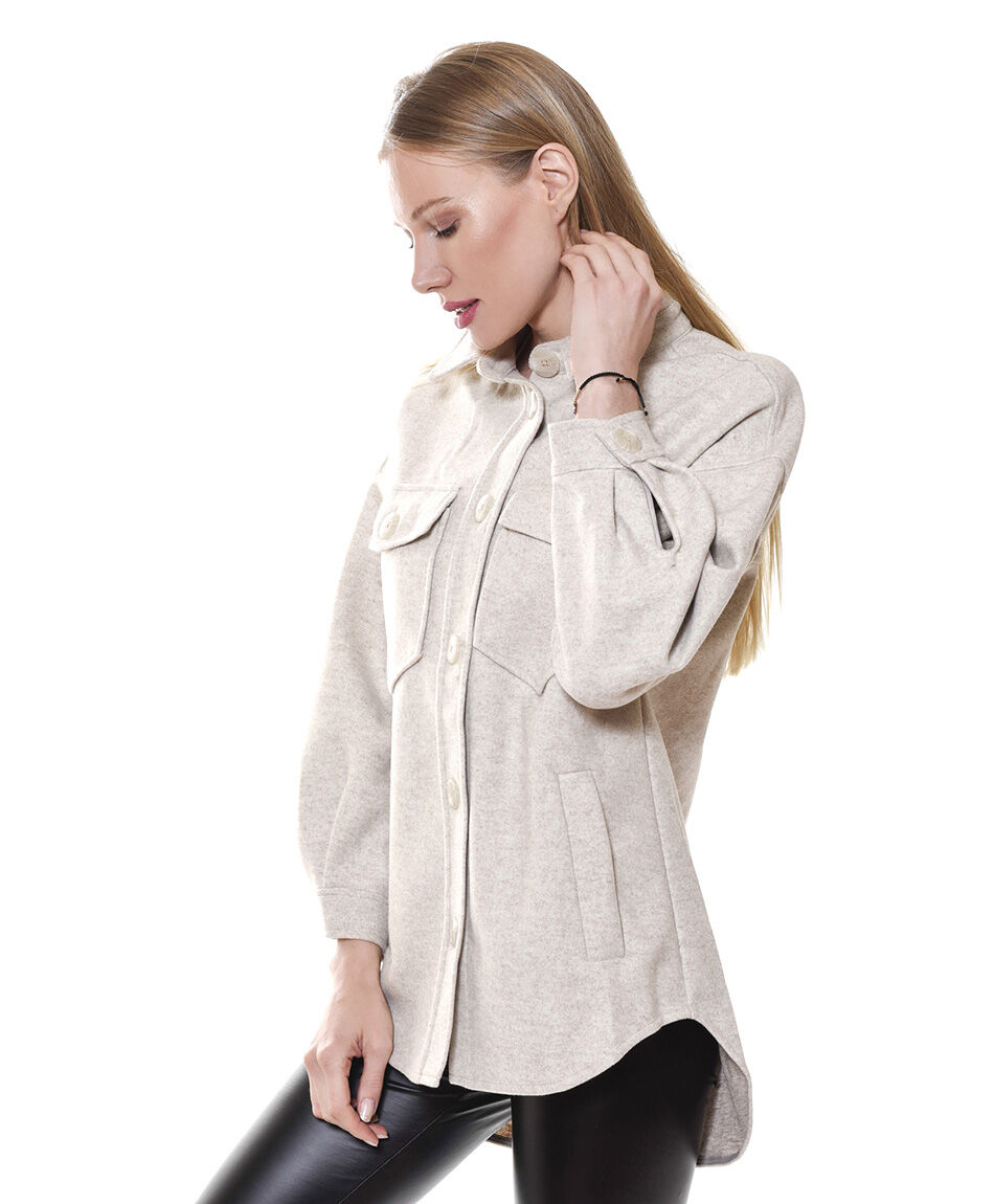 Chaqueta lanosa