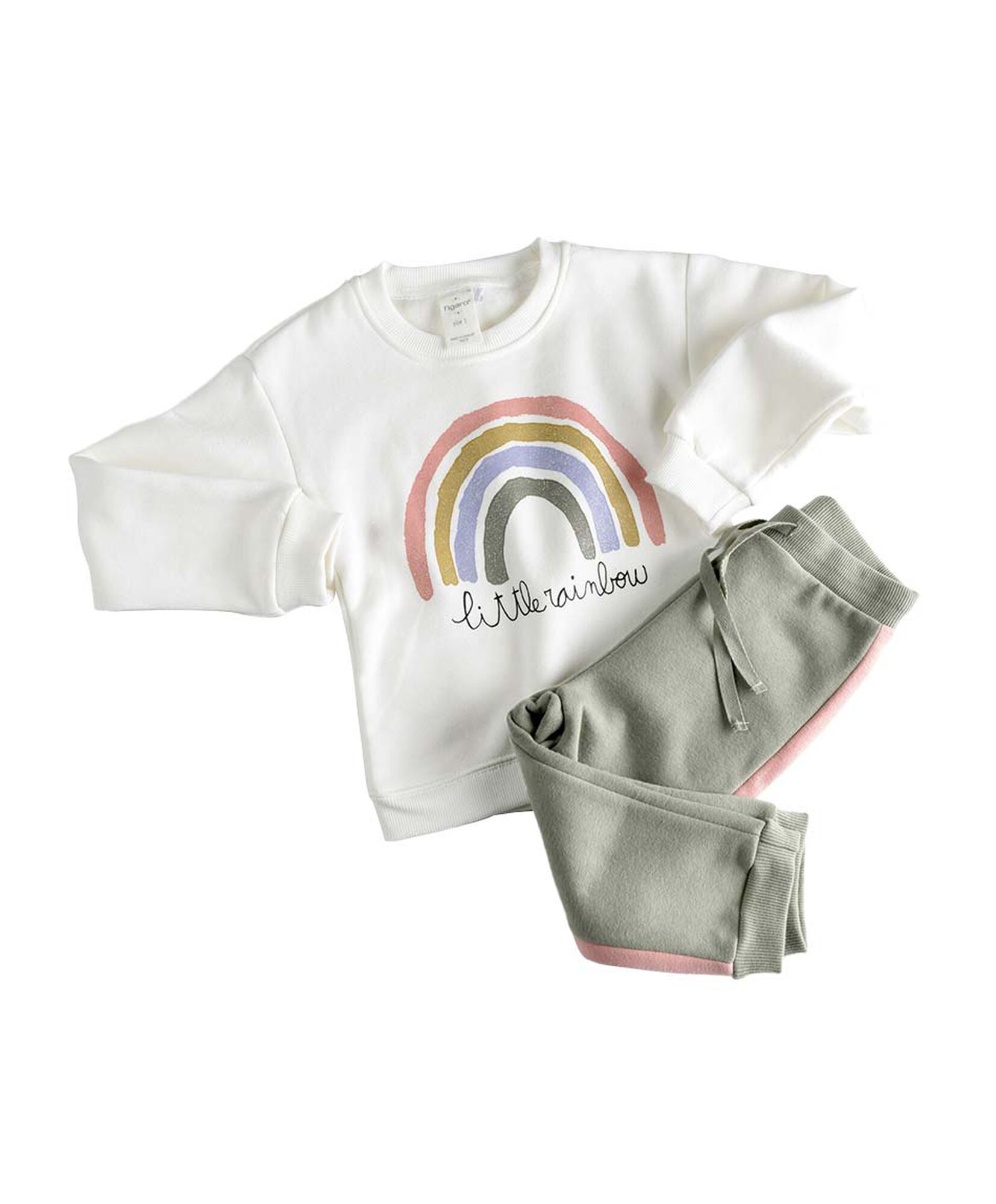 Set buzo bebé arcoiris Set buzo bebé arcoiris
