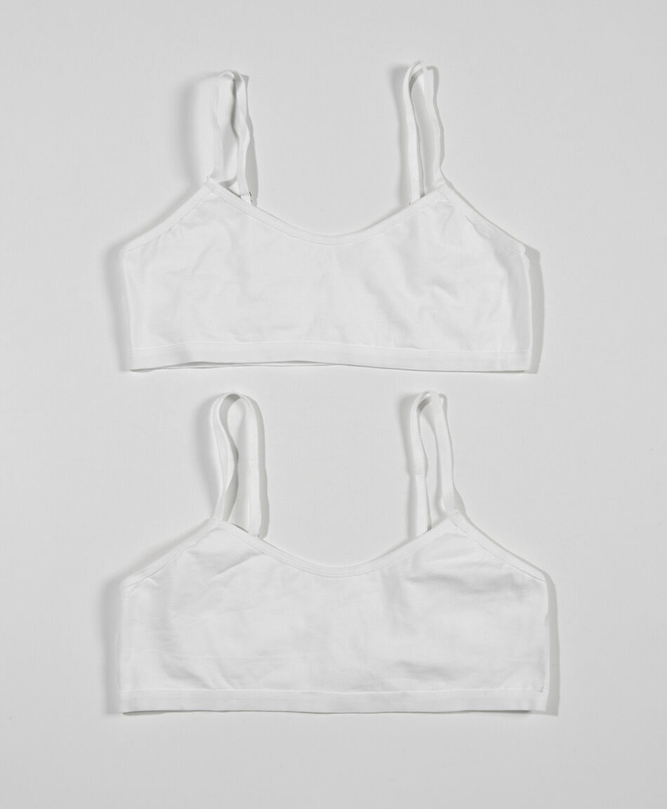 Pack 2 sostenes escolares blancos