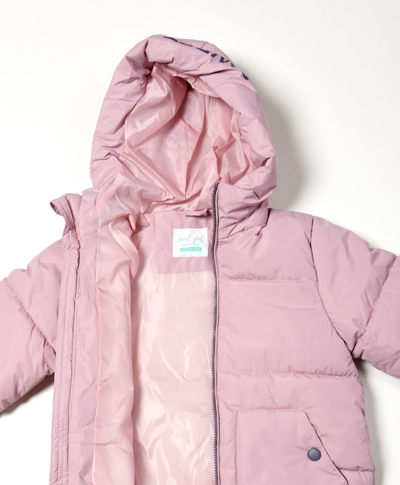 Parka niña rosada Parka niña rosada