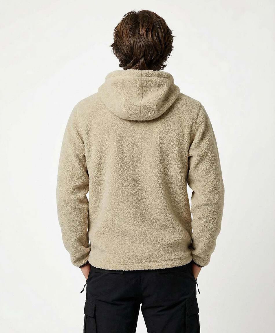 Chaqueta hombre capucha bolsillo