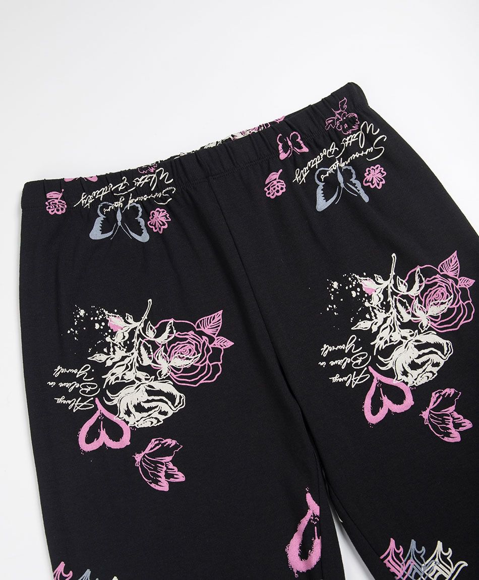 Pack 2 leggins ni&ntilde;a frases