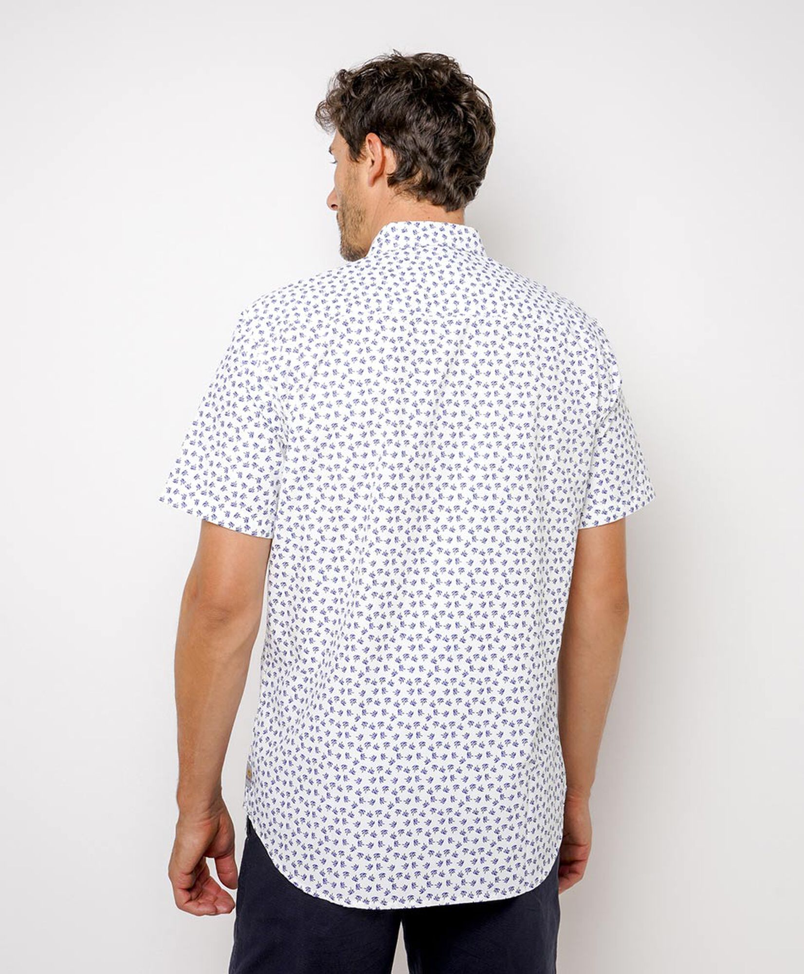 Camisa hombre estampado palmeras Camisa hombre estampado palmeras