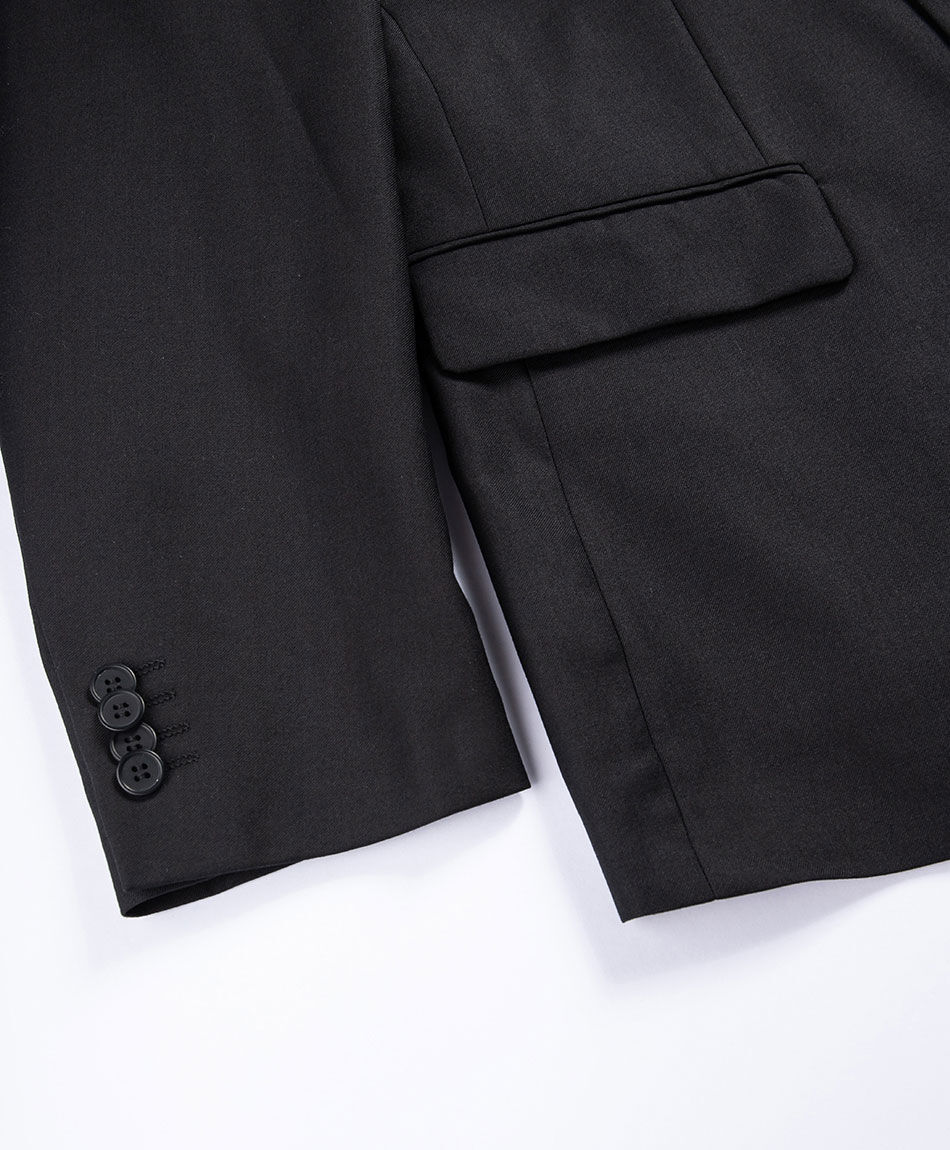 Chaqueta de vestir hombre negra