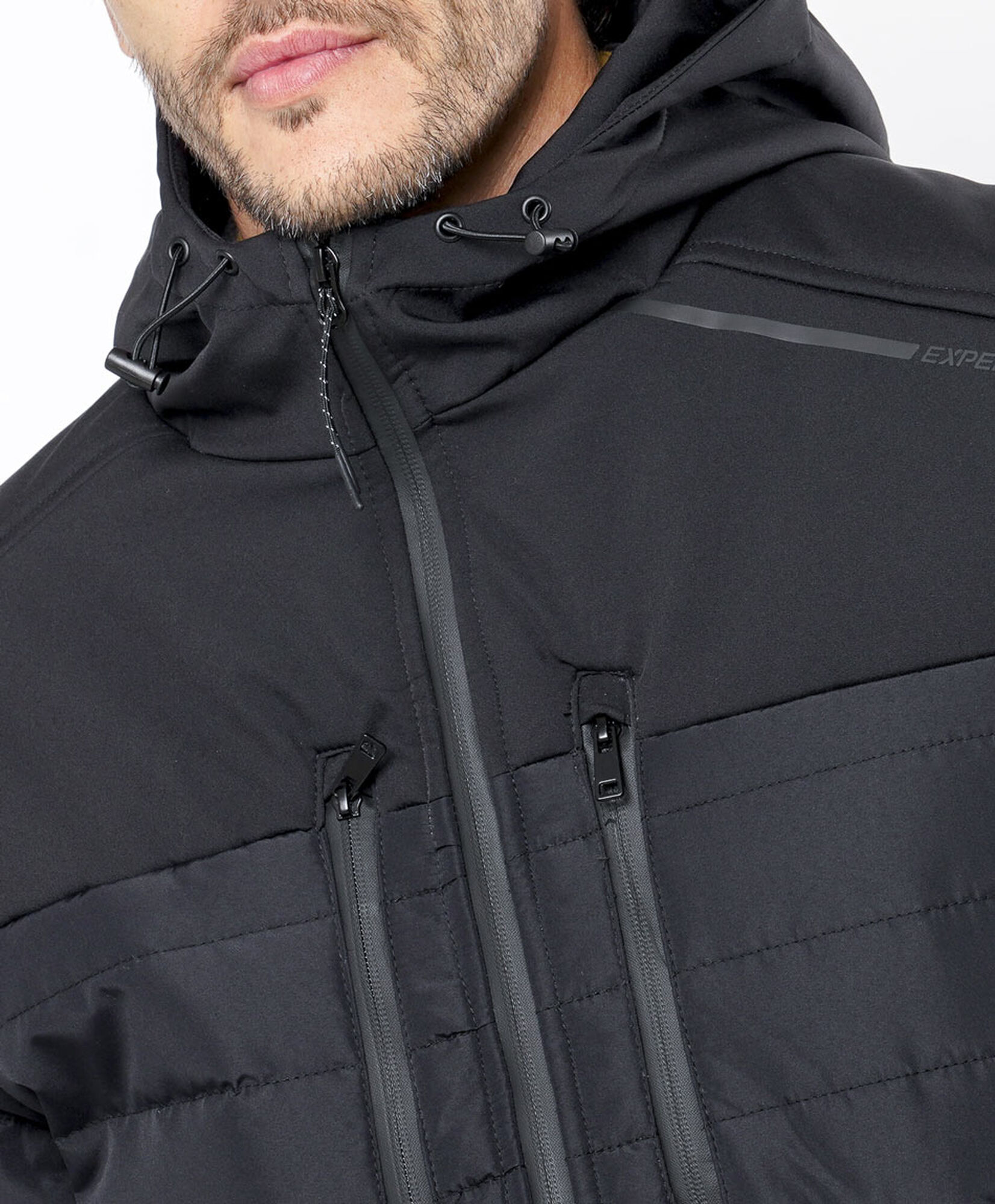 Chaqueta hombre mix acolchada Chaqueta hombre mix acolchada