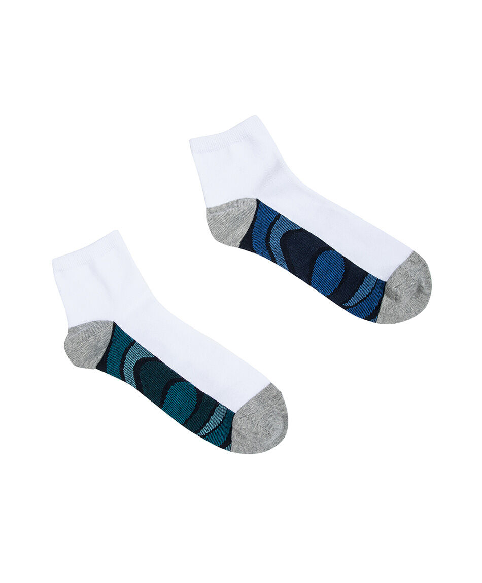 Calcetines hombre white and blue