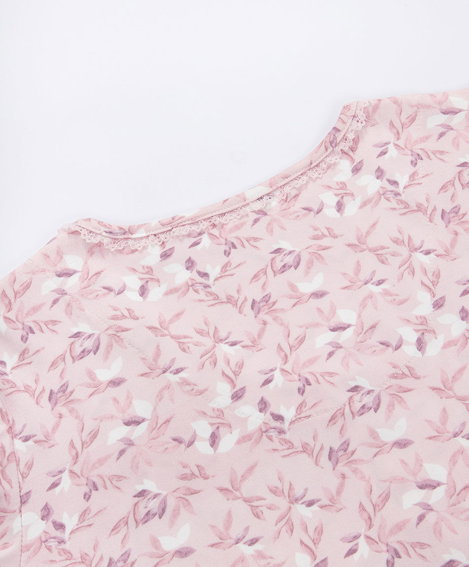 Camisa de dormir mujer floreada pink