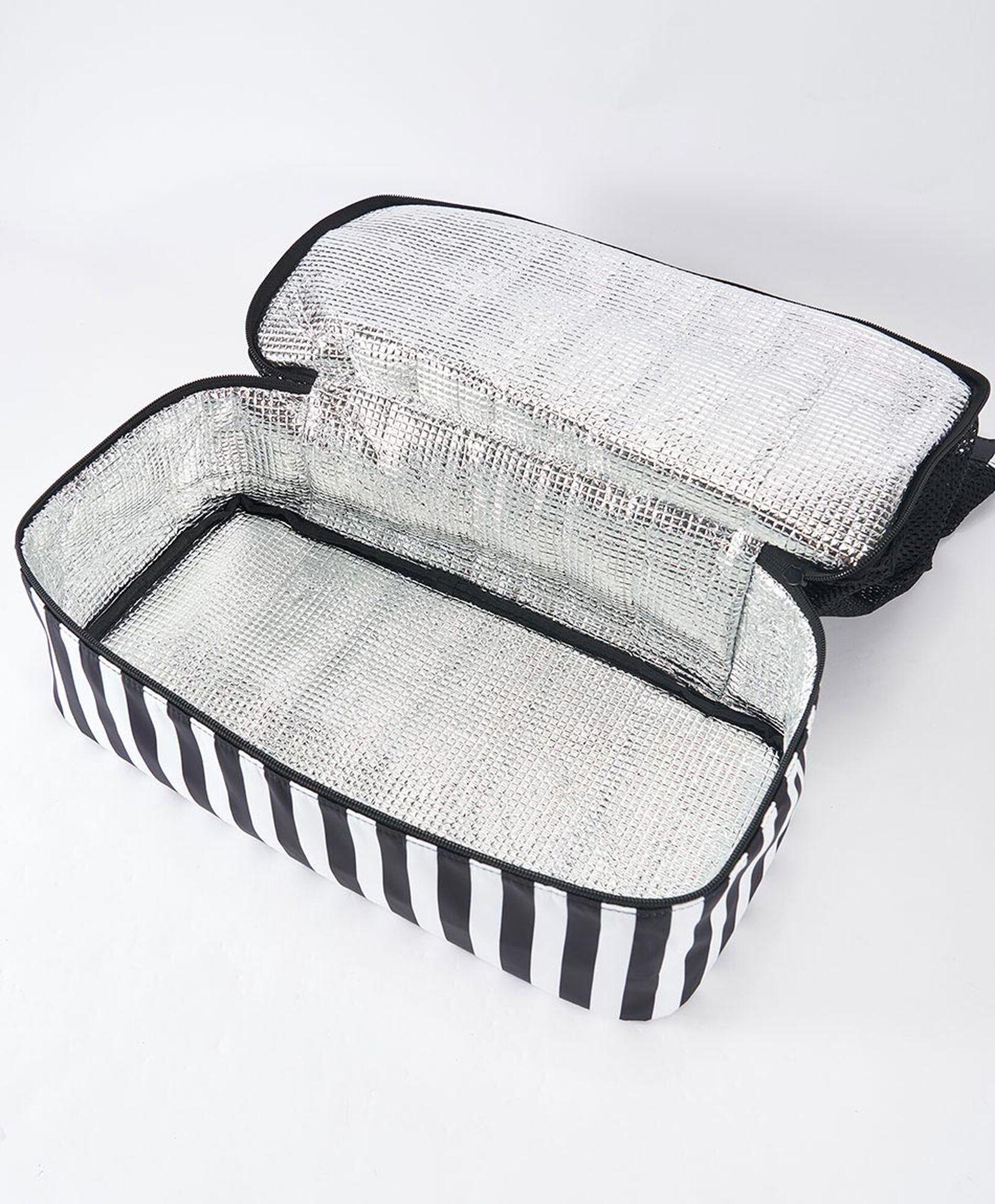 Bolso mujer cooler líneas negro Bolso mujer cooler líneas negro