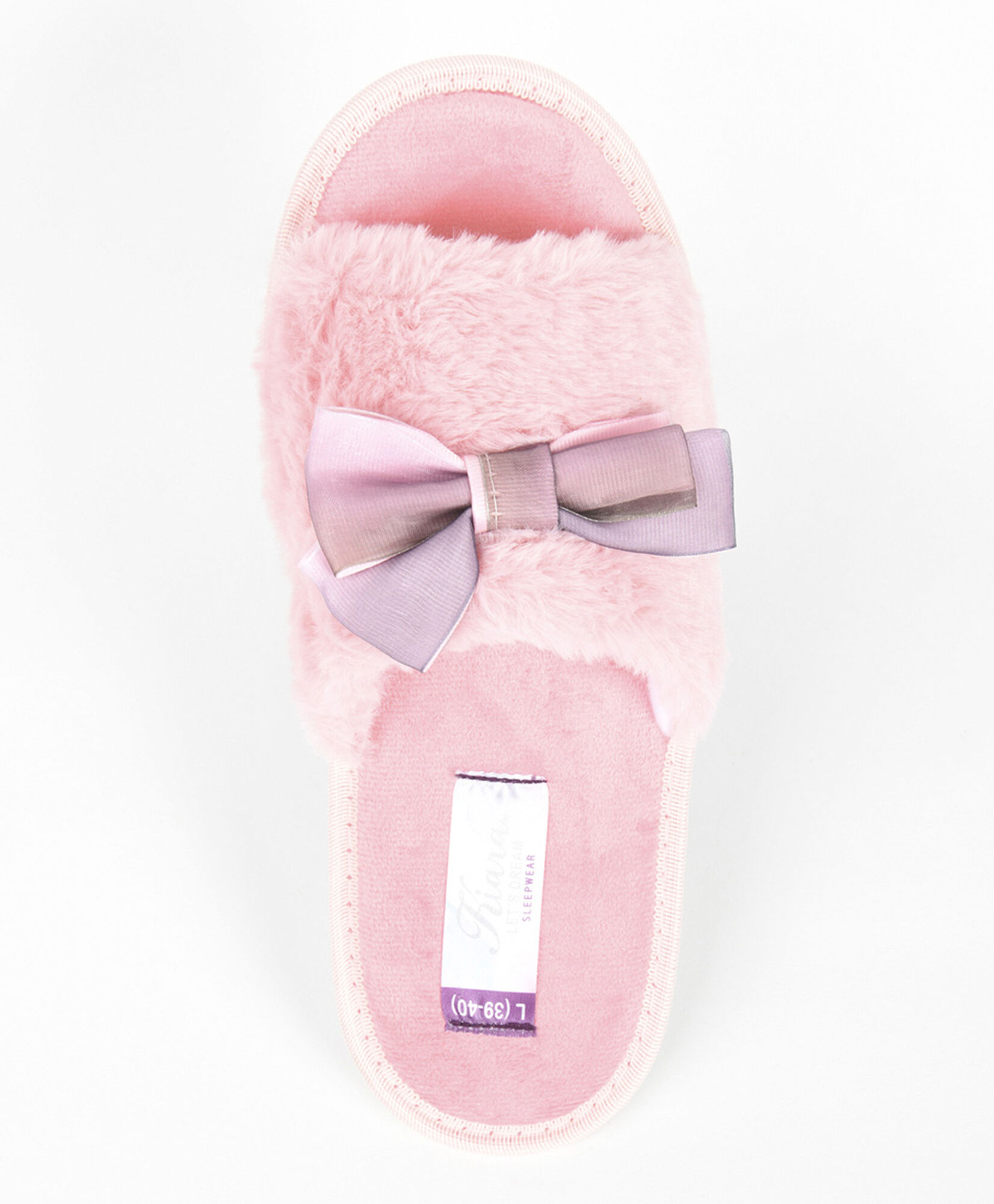 Pantufla mujer cinta pelitos Pantufla mujer cinta pelitos