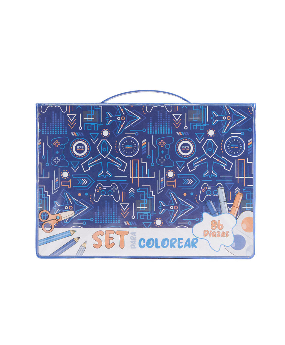 Maleta l&aacute;pices escolar gamer