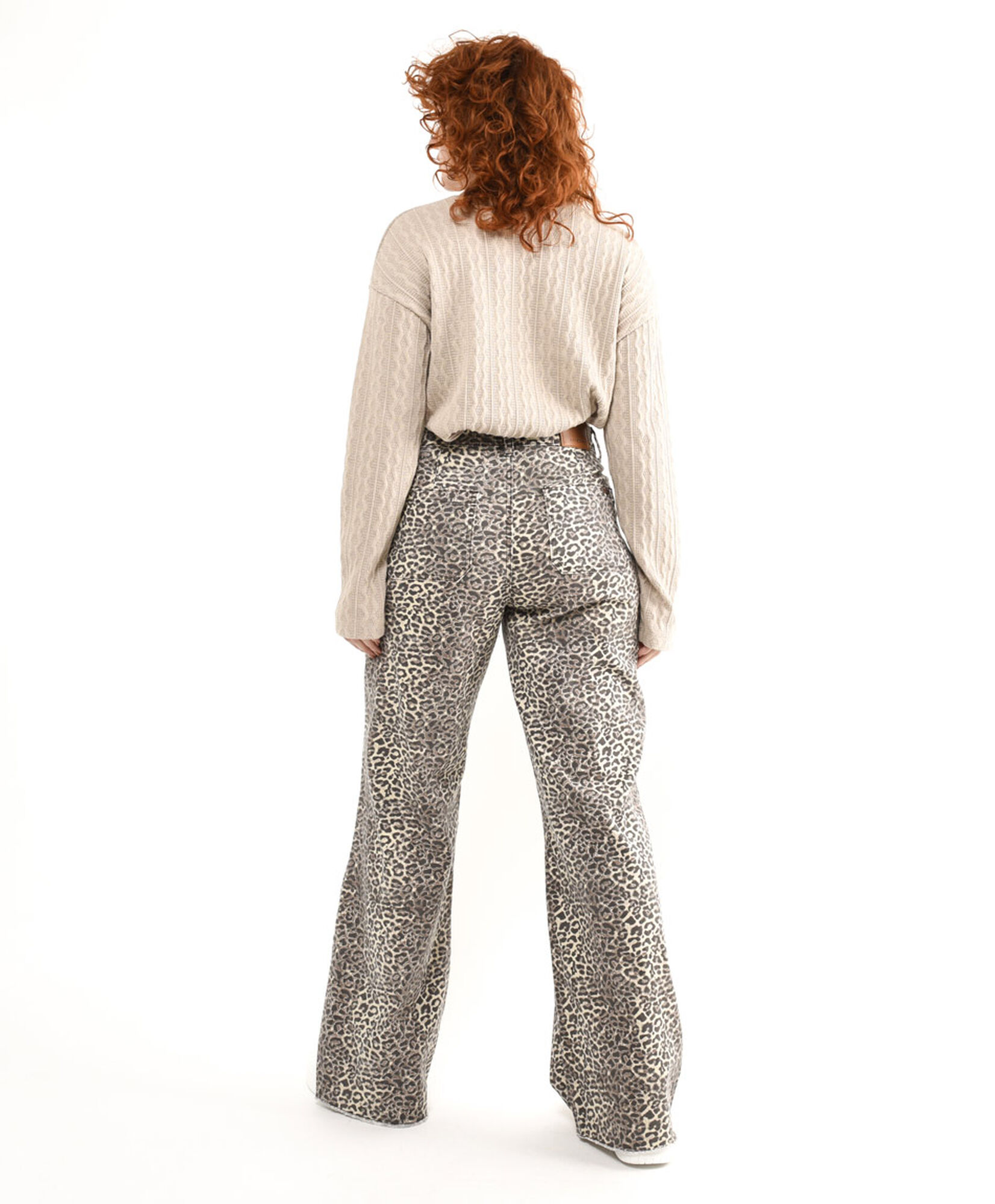 Jeans mujer animal print wide Jeans mujer animal print wide