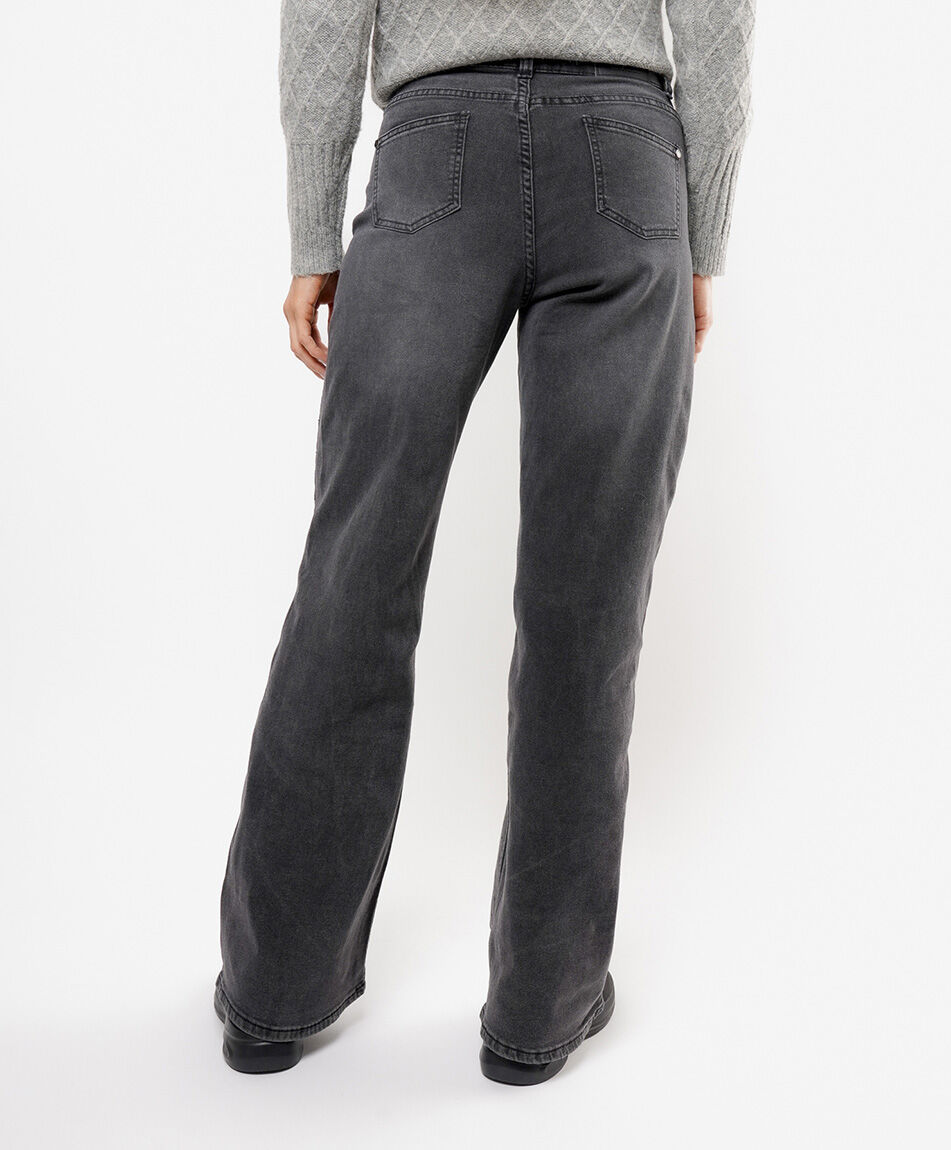 Jeans mujer brillos negros&nbsp;