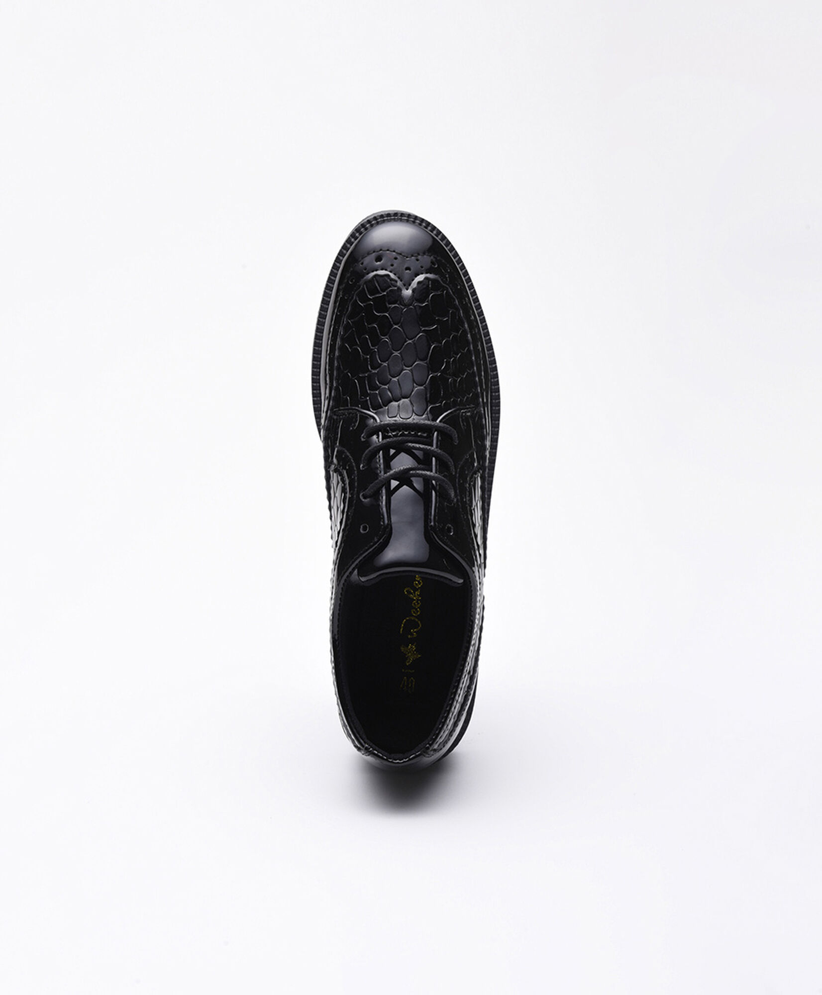 Zapato mujer charol texturas plataforma Zapato mujer charol texturas plataforma